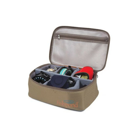 Fishpond Ripple Reel Case Large - Sand/Saddle Brown 2 Fishpond Ripple Reel Case Large - Sand/Saddle Brown - Image 2