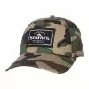 Simms Single Haul Woodland Camo Cap