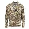 Simms Solarflex Crewneck Shirt River Camo