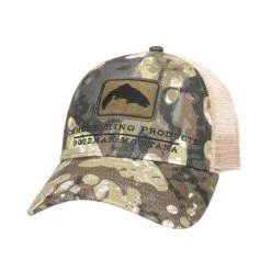 Simms Trout Icon Trucker Cap Riparian Camo
